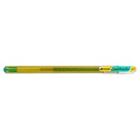 "Pentel"   Ручка гелевая Hybrid Dual Metallic,  d 1 мм K110-DDGX цвет чернил: желтый цвет чернил: зелёный