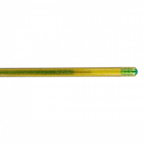 "Pentel"   Ручка гелевая Hybrid Dual Metallic,  d 1 мм K110-DDGX цвет чернил: желтый цвет чернил: зелёный