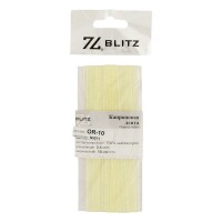 Лента капроновая 10 мм ( 3/8 ")  "BLITZ"   OR-10   ФАСОВКА   5 х  5.4 м №011 св.желтый