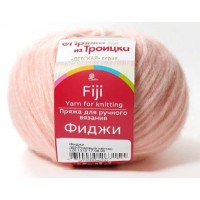 Пряжа из Троицка "Фиджи"   60\% хлопок, 20\% мериносовая шерсть, 20\% акрил   5 шт. х  50 г  95 м №352 розовый нектар