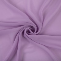 Ткань PC-02   Poly Chiffon   ФАСОВКА   84 г/кв.м ± 5 г/кв.м  150 х  147 см ± 5 см  100\% полиэстер №09 св.сиреневый