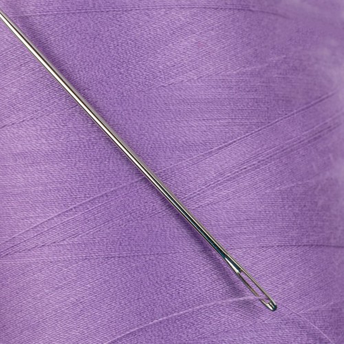 Швейные нитки (полиэстер) 40/2   "Nitka"  ( 101-200 )  4570 м №195 сиреневый