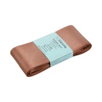Лента атласная 50 мм ( 2 ")  "Gamma"   AL-50P   ФАСОВКА   5 x  5.4 м №099 коричневый