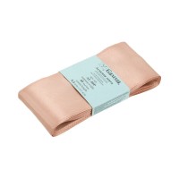 Лента атласная 50 мм ( 2 ")  "Gamma"   AL-50P   ФАСОВКА   5 x  5.4 м №022 бежевый
