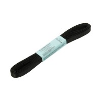 Лента атласная 6 мм ( 1/4 ")  "Gamma"   AL-6P   ФАСОВКА   10 x  5.4 м  №113 черный