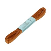 Лента атласная 6 мм ( 1/4 ")  "Gamma"   AL-6P   ФАСОВКА   10 x  5.4 м №122 св.коричневый