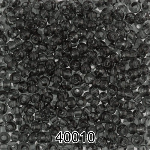 Бисер Чехия круглый 2   10/0   2.3 мм  500 г 40010 (Ф107) серый
