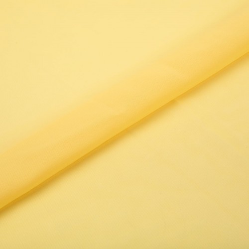 Ткань PC-02   Poly Chiffon   84 г/кв.м ± 5 г/кв.м  147 см ± 2 см  100\% полиэстер №11 желтый