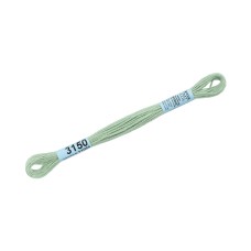 Нитки для вышивания "Gamma"    мулине  ( 3071-3172 )  100\% хлопок   24 x  8 м №3150 бл.салатовый