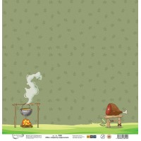 Бумага для скрапбукинга "Mr.Painter"   PSR 2506   "Характер нордический "   190 г/кв.м  30.5 x 30.5 см  10 шт. 4