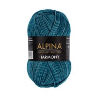 Пряжа ALPINA "HARMONY"   100\% мериносовая шерсть   10 шт. х  50 г  175 м ± 5 м №05 т.бирюзовый