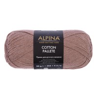 Пряжа ALPINA "COTTON PALLETE"   50\% хлопок, 50\% акрил   10 шт. х  50 г  205 м ± 5 м №07 св.коричневый