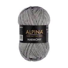 Пряжа ALPINA "HARMONY"   100\% мериносовая шерсть   10 шт. х  50 г  175 м ± 5 м №12 св.серый