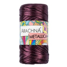 Пряжа ARACHNA "METALLICA"   100\% полиэстер   4 шт. х  115 г ± 10 г  50 м №06 винный