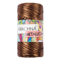 Пряжа ARACHNA "METALLICA"   100\% полиэстер   4 шт. х  115 г ± 10 г  50 м №04 бронзовый