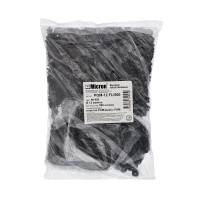 Кнопка "Micron"   POM-12 FL/500   Кнопки пластиковые   пластик  d 12 мм  500 шт. № 002 чёрный