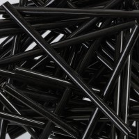 Бисер Чехия TUBES   321-11001   60 x 3 мм  50 г 23980 черный