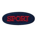 №17/5 5 шт L231В sport синий 2х4.9 см