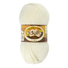 Пряжа ADELIA "LIRA"   100\% акрил   10 шт. х  50 г  200 м ± 5 м №24 шампань