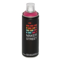 "MAKERSTREET"   Эмаль для граффити и декоративно-оформительских работ   MS400   400 мл 401 Малиновый