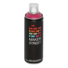 "MAKERSTREET"   Эмаль для граффити и декоративно-оформительских работ   MS400   400 мл 401 Малиновый