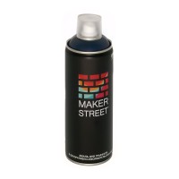 "MAKERSTREET"   Эмаль для граффити и декоративно-оформительских работ   MS400   400 мл 504 Серо-синий