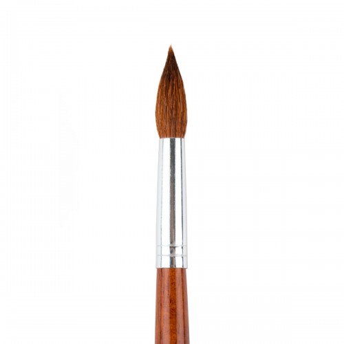 Кисть коза "Pentel"   ZBS5-12   круглая   12 шт  длинная ручка №12
