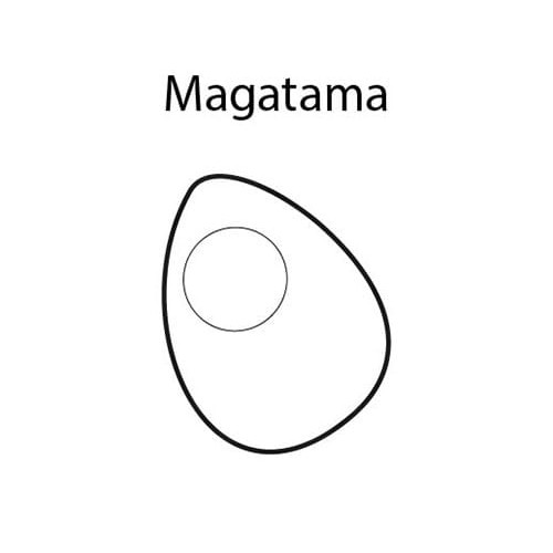 Бисер Япония "TOHO" MAGATAMA №1   3 мм  5 х  5 г №0047 т.салатовый