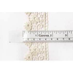 Гипюр "Gamma"   43 мм  GGM-4301   в пакете   8.8 м ± 0.2   Турция GP002BL черный