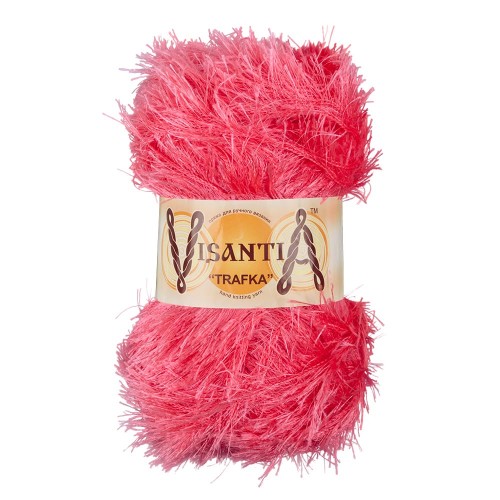 Пряжа VISANTIA "TRAFKA"   100\% полиэстер   5 шт. х  100 г  150 м ± 3 м №0104 св.зеленый
