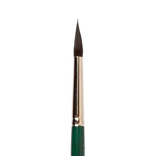 Кисть "Green Line" "VISTA-ARTISTA"   90211-08   имитация белки   круглая   5 шт  короткая ручка №08