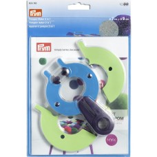 Для вязания "PRYM"   624182   устройство для изготовления помпонов   1 шт L, 7 + 9 см