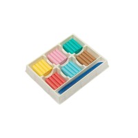 "Лео"   "Играй"   Пластилин восковой. Пастельные цвета   LPMCP-0106   72 г ( в картонной упаковке )  6 цв. .