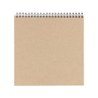 "Mr.Painter"   ZKL-03   Заготовка для альбома (на пружинке)   1250 г/кв.м  20 x 20 см  5 л. 01 Серебристая пружина