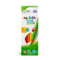 "Carioca"   "Tita Maxi"   Карандаши цветные утолщенные пластиковые трехгранные   заточенный   6 цв. 42790