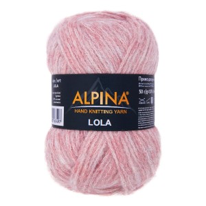 Пряжа ALPINA "LOLA"   55\% акрил, 31\% полиамид, 14\% альпака   10 шт. х  50 г  115 м ± 5 м  СК/Распродажа №07 ярко-синий