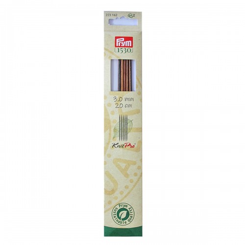 Спицы  PRYM 223162   чулочные "Natural"   береза  d 3.0 мм  20 см  5 шт .