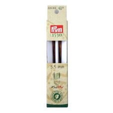 Спицы  PRYM 223303   съемные длинные "Natural"   береза  d 3.5 мм  11.6 см  2 шт .