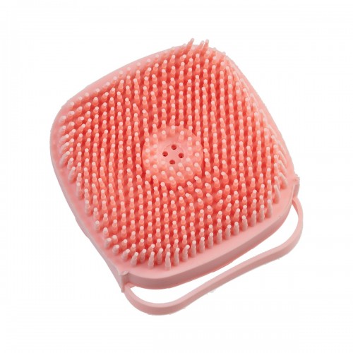 "Lol&Pop"   Мочалка силиконовая   LLP-312   силикон   5 х 8 х 8 см №01 розовый