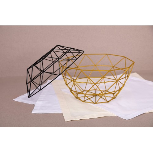"Stilerra home"   PFH-028   Фруктовница   27 х  8 см  металл №01 "черная"