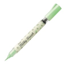 "Pentel"   Маркер-кисть Milky с кнопкой подкачки чернил XGFH в блистере   1-10 мм   кисть XGFH-PKX