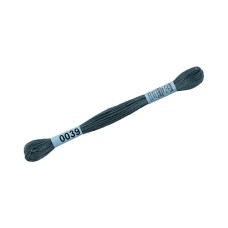 Нитки для вышивания "Gamma"    мулине  ( 0001-0206 )  100\% хлопок   24 x  8 м №0039 серо-голубой