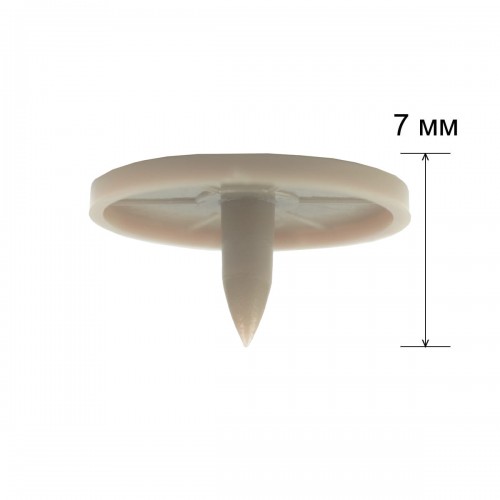 Кнопка "Micron"   POM-15   Кнопки пластиковые   пластик  d 15 мм  15 шт. № 014 серый