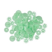 Кнопка "Micron"   POM-15/500   Кнопки пластиковые   пластик  d 15 мм  500 шт. № 009 салатовый