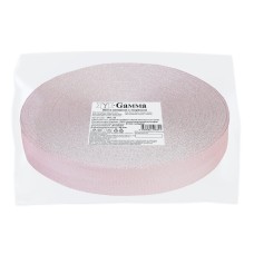 Лента киперная с люрексом   30 мм  TPTL-30   50 м розовый-серебристый/pink-silver