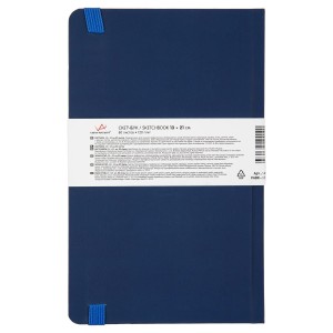 "VISTA-ARTISTA"   VABK-1321   Скетчбук   120  г/м2  21 х  13 см  сшивка   80 л. 02 синий