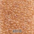 Бисер Чехия круглый 4 10/0 2.3 мм 500 г 48018 (Ф246) т.желтый