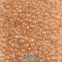 Бисер Чехия круглый 4   10/0   2.3 мм  500 г 48018 (Ф246) т.желтый