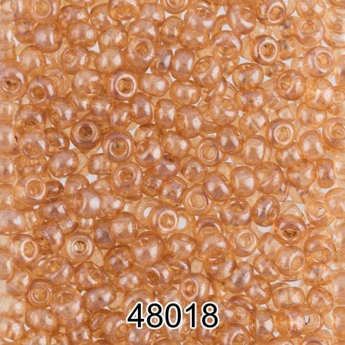 Бисер Чехия круглый 4   10/0   2.3 мм  500 г 48018 (Ф246) т.желтый
