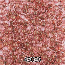 Бисер Чехия круглый 4   10/0   2.3 мм  500 г 48095 (Ф252) бежево-коричневый
